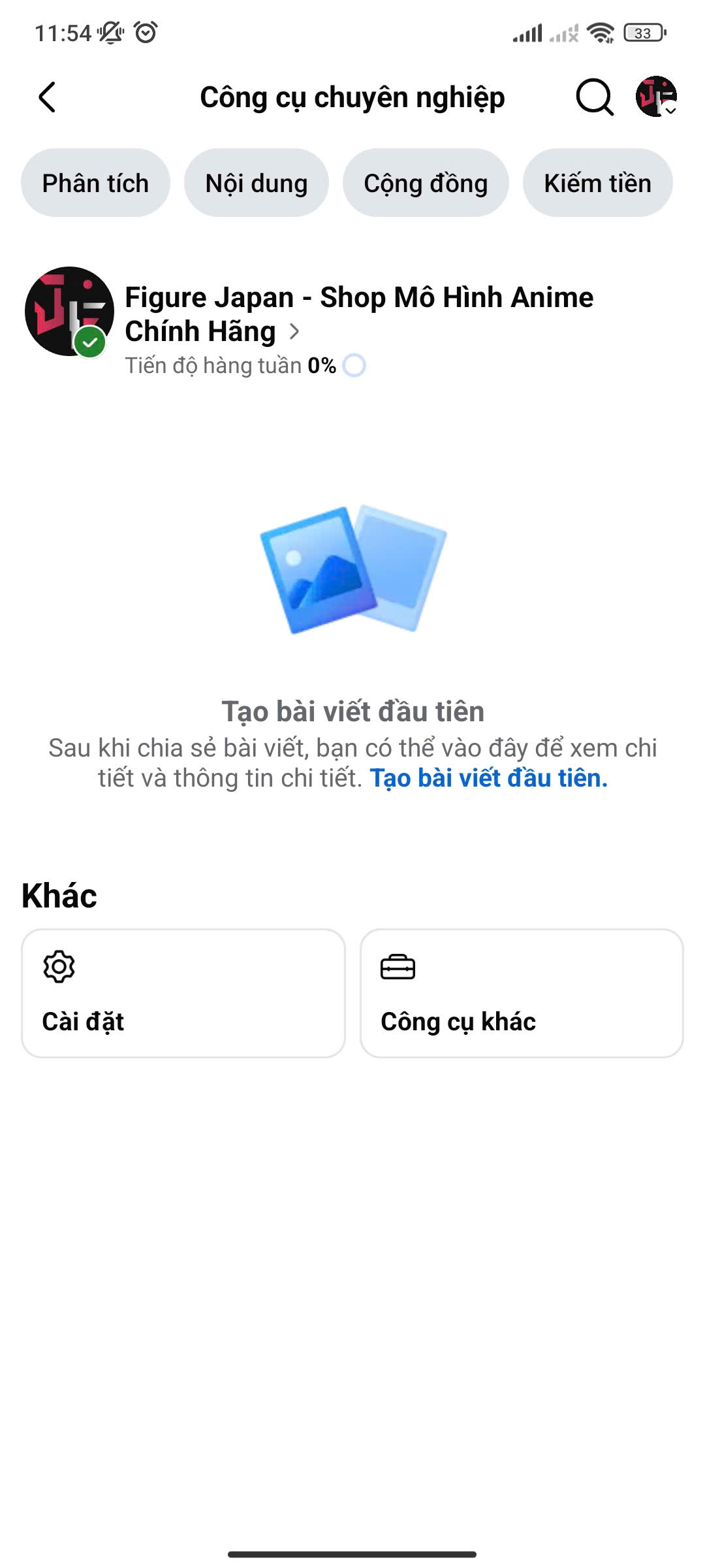 Cài đặt