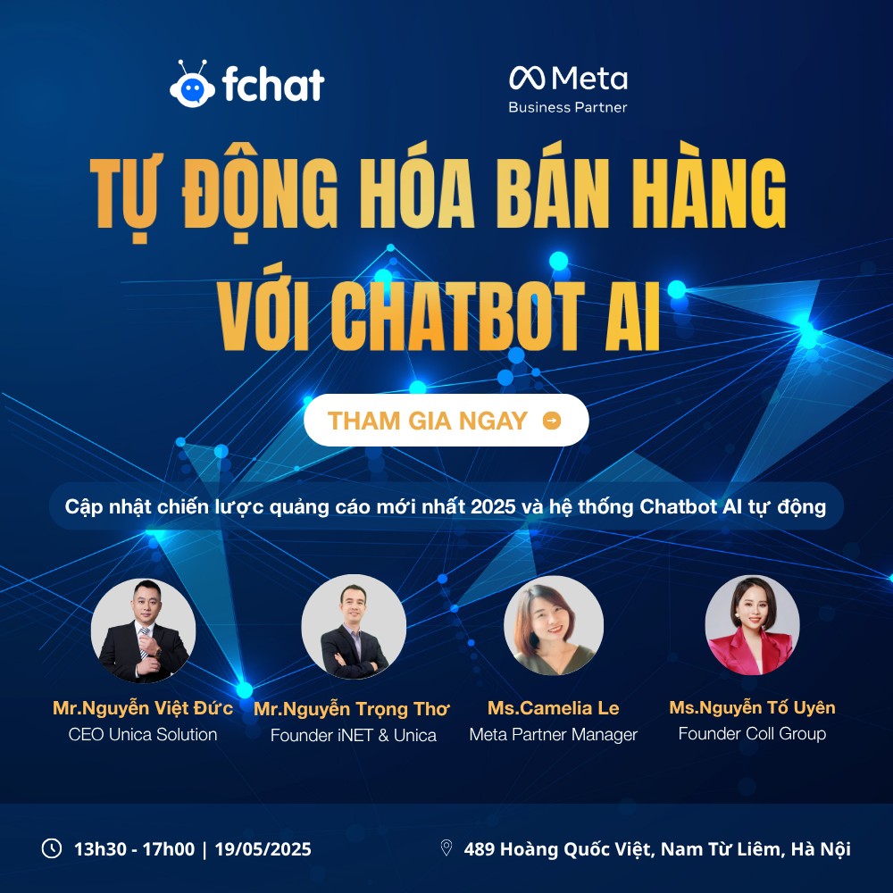 SỰ KIỆN “TỰ ĐỘNG HÓA BÁN HÀNG VỚI CHATBOT AI”