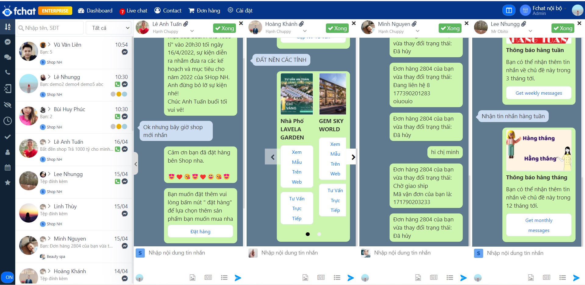 phần mềm trả lời tin nhắn Fanpage