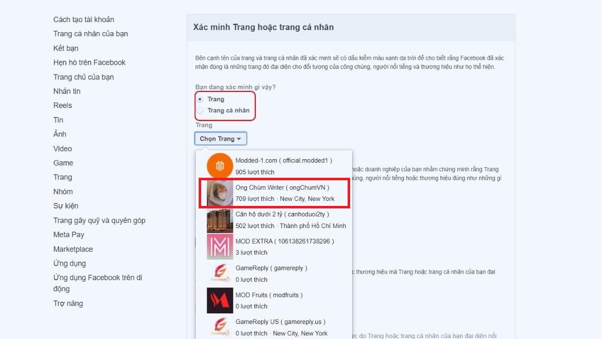tich-xanh-facebook-1.jpg?v=1786184568615 Hướng dẫn cách đăng ký tạo dấu tích xanh Facebook cho Fanpage bước 1
