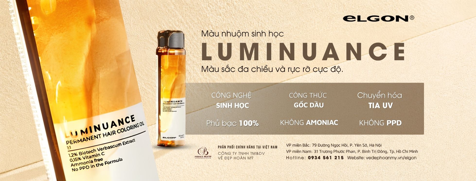 ELGON Luminuance - Màu nhuộm sinh học