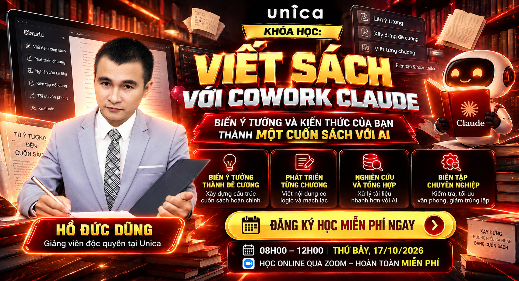VIẾT SÁCH VỚI COWROK CLAUDE