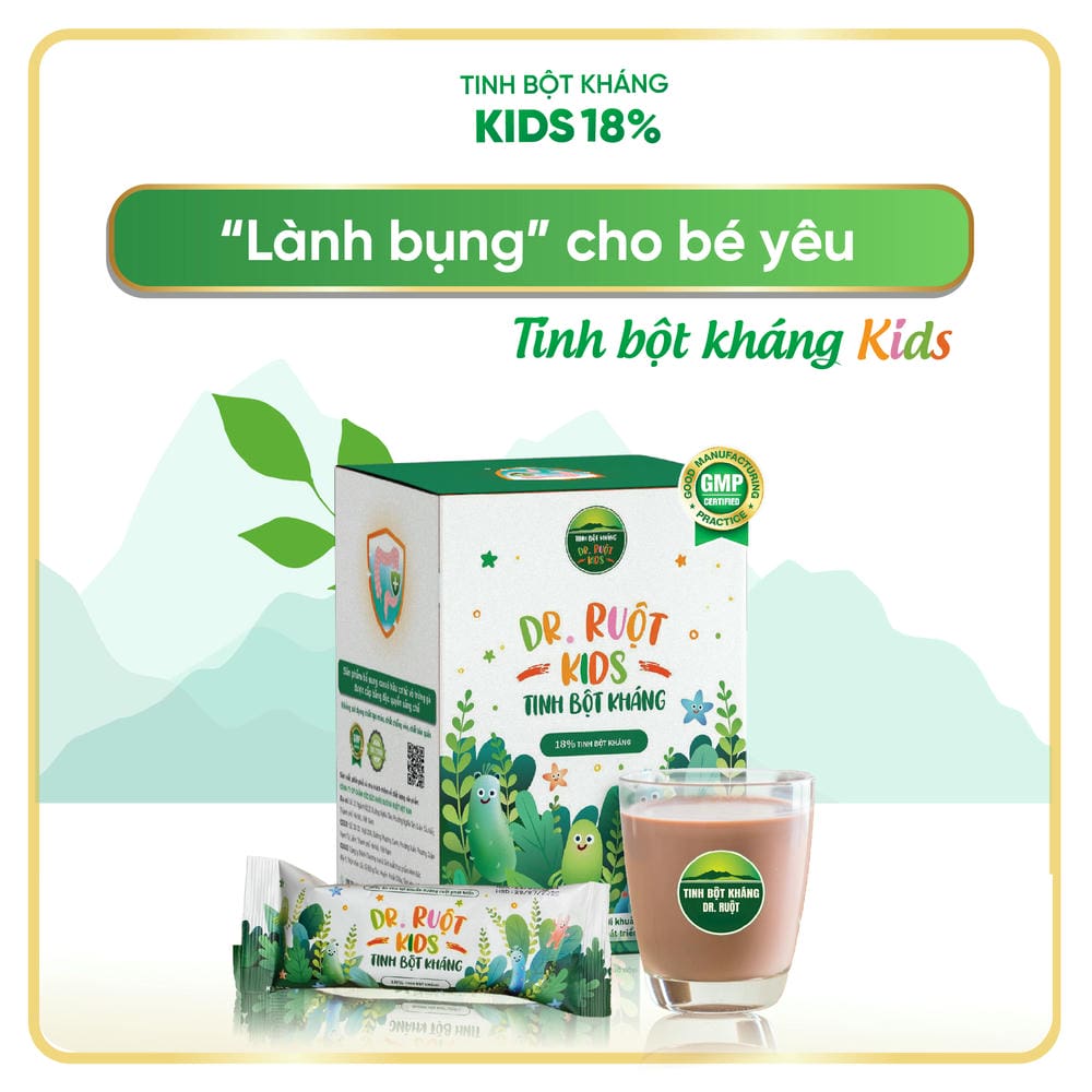 Tinh bột kháng Dr. Ruột Kids 18%