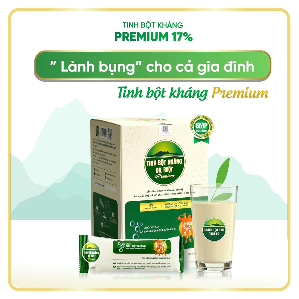 Tinh bột kháng Dr. Ruột Premium 17%