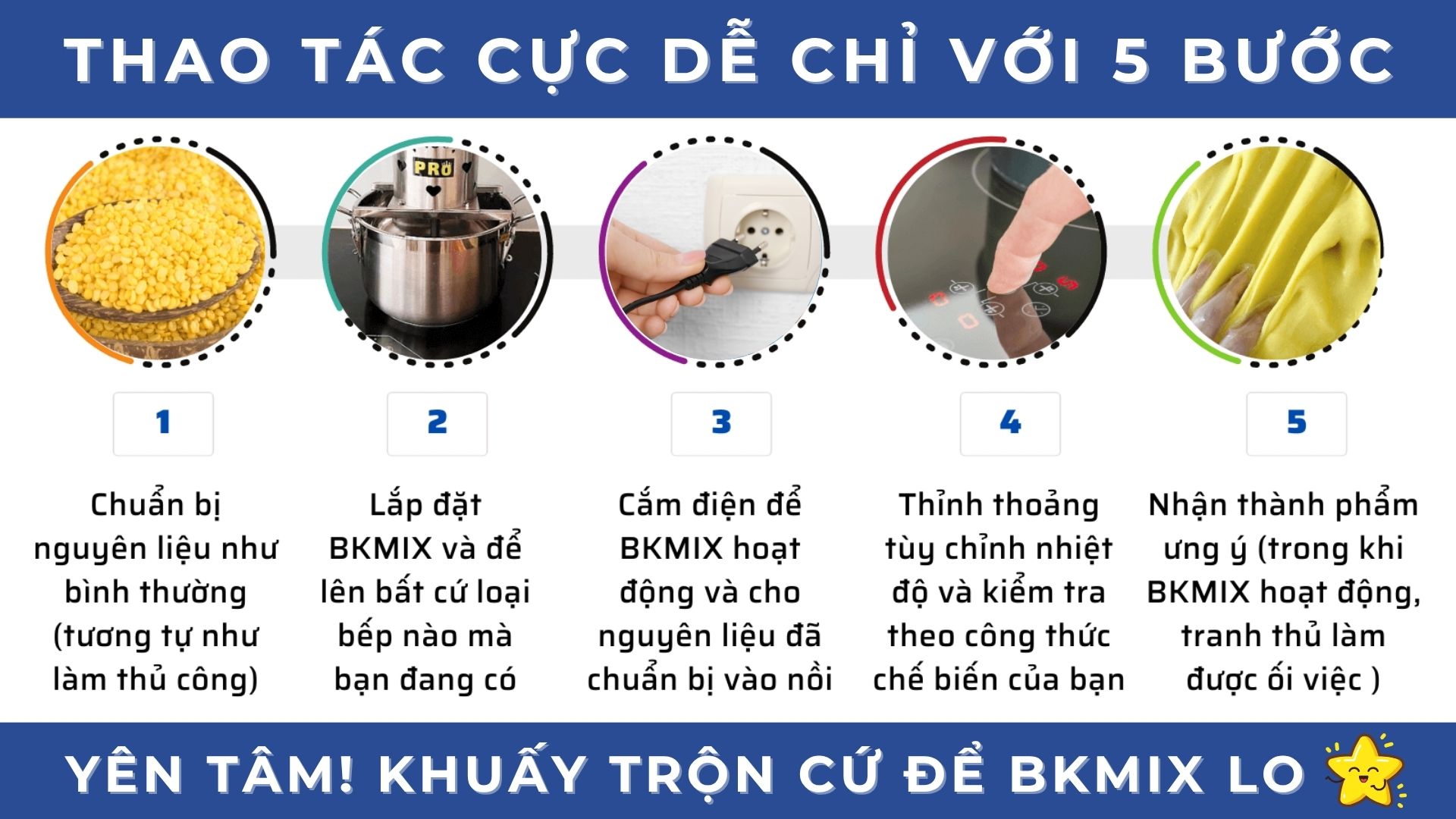 Thao tác BKMIX cực dễ chỉ với 5 bước