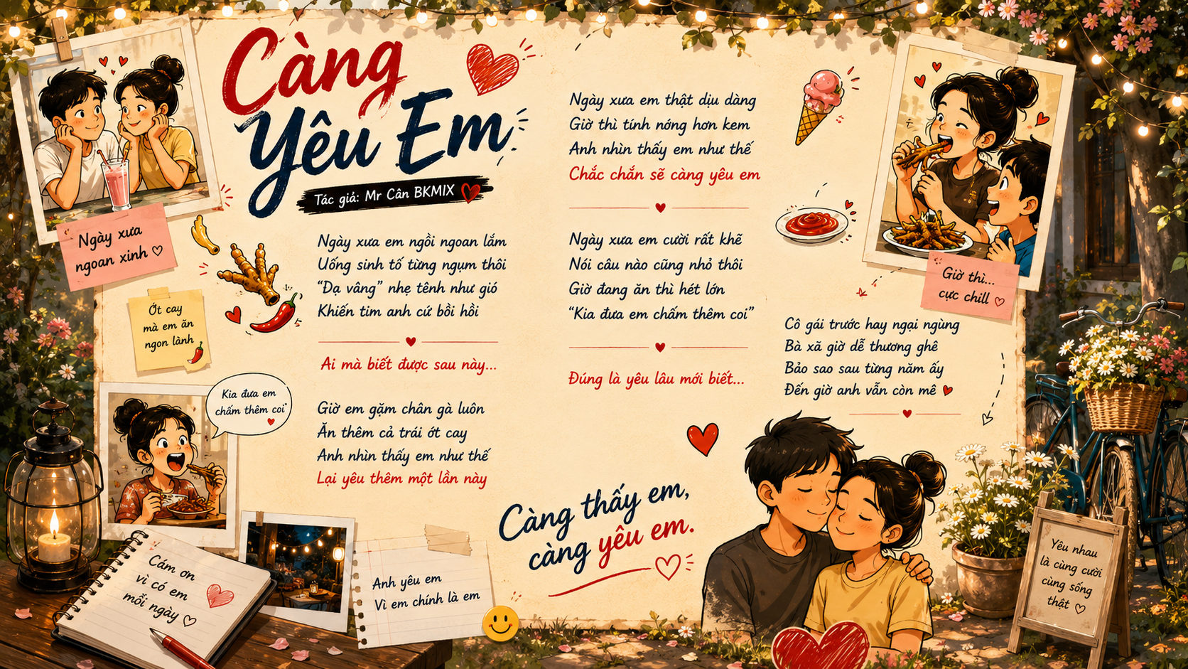 Càng Yêu Em – Bài thơ tôi viết tặng vợ mình